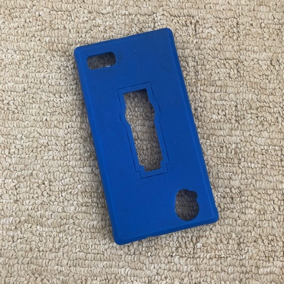 ZTE Warp Elite N9518 blue rubber phone case - Picture 8 of 8